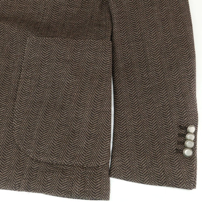 【新品アウトレット】バルバ BARBA Dynamic Jacket ジャージーウールコットン テーラードジャケット ブラウン系【 48 】【 状態ランクN- 】【 メンズ 】