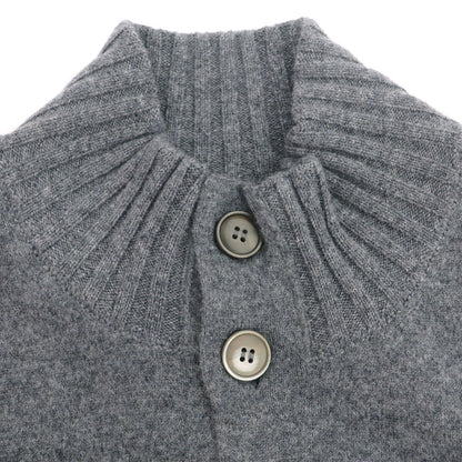 【新品】バルバ BARBA カシミヤ カーディガン グレー【 50 】【 状態ランクN 】【 メンズ 】