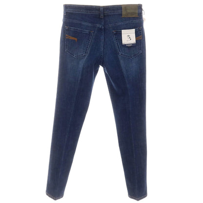 [Used] BARBA Stretch Cotton Jeans Denim Pants Navy [35 (L)] [Condition Rank C] [Men&