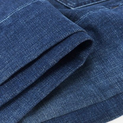 [Used] BARBA Stretch Cotton Jeans Denim Pants Navy [35 (L)] [Condition Rank C] [Men&