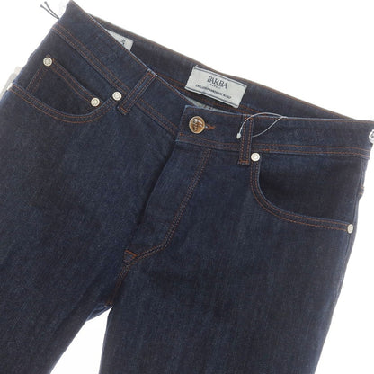 [Used] BARBA Stretch Cotton Jeans Denim Pants Dark Navy [34] [Condition Rank C] [Men&