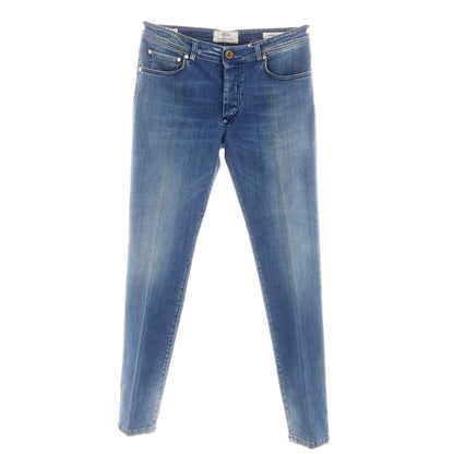 [Used] BARBA Stretch Cotton Jeans Denim Pants Blue [35 (L)] [Condition Rank C] [Men&