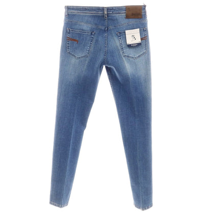 [Used] BARBA Stretch Cotton Jeans Denim Pants Blue [35 (L)] [Condition Rank C] [Men&