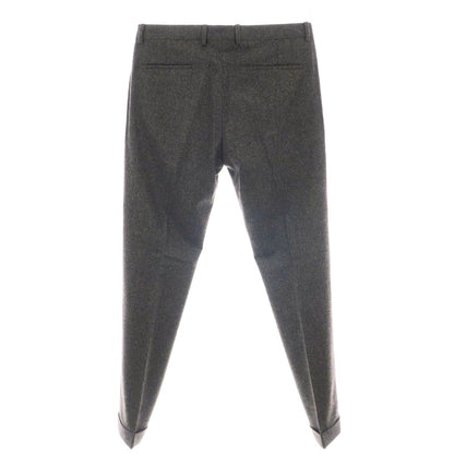 【新品】バルバ BARBA NAPOLI ウール ドレススラックスパンツ ブラウンxブラック【 48 】【 状態ランクN 】【 メンズ 】
