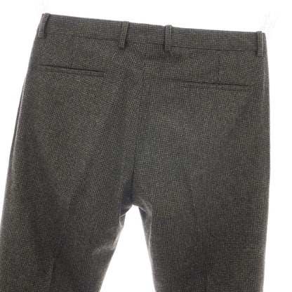 【新品】バルバ BARBA NAPOLI ウール ドレススラックスパンツ ブラウンxブラック【 48 】【 状態ランクN 】【 メンズ 】