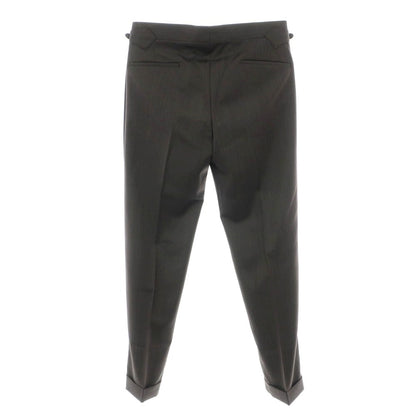 【新品】バルバ BARBA PARMA ウール ドレススラックスパンツ ダークブラウン【 48 】【 状態ランクN 】【 メンズ 】