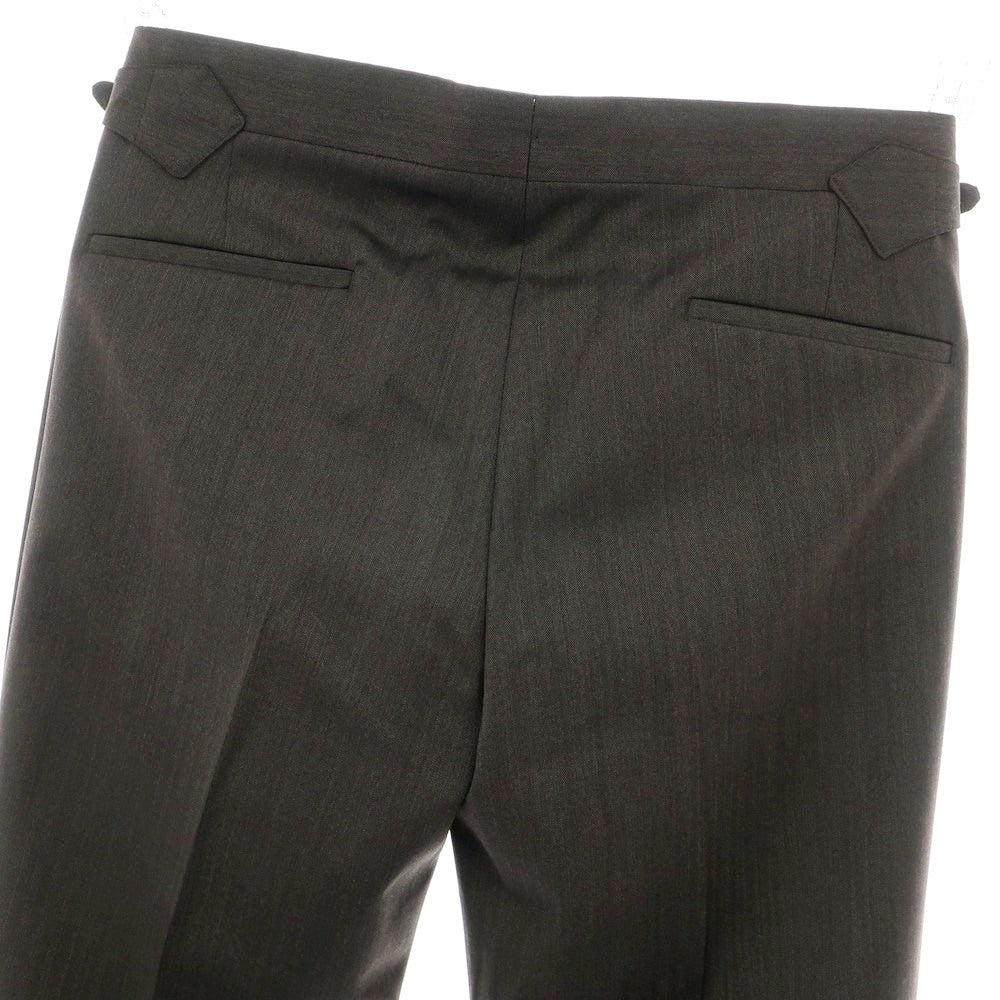 【新品】バルバ BARBA PARMA ウール ドレススラックスパンツ ダークブラウン【 48 】【 状態ランクN 】【 メンズ 】