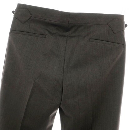 【新品】バルバ BARBA PARMA ウール ドレススラックスパンツ ダークブラウン【 48 】【 状態ランクN 】【 メンズ 】