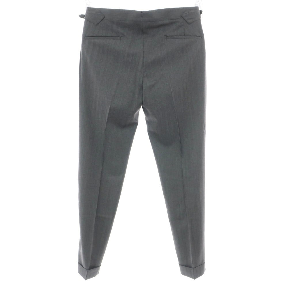 【新品】バルバ BARBA PARMA ウール ドレススラックスパンツ グレー【 48 】【 状態ランクN 】【 メンズ 】