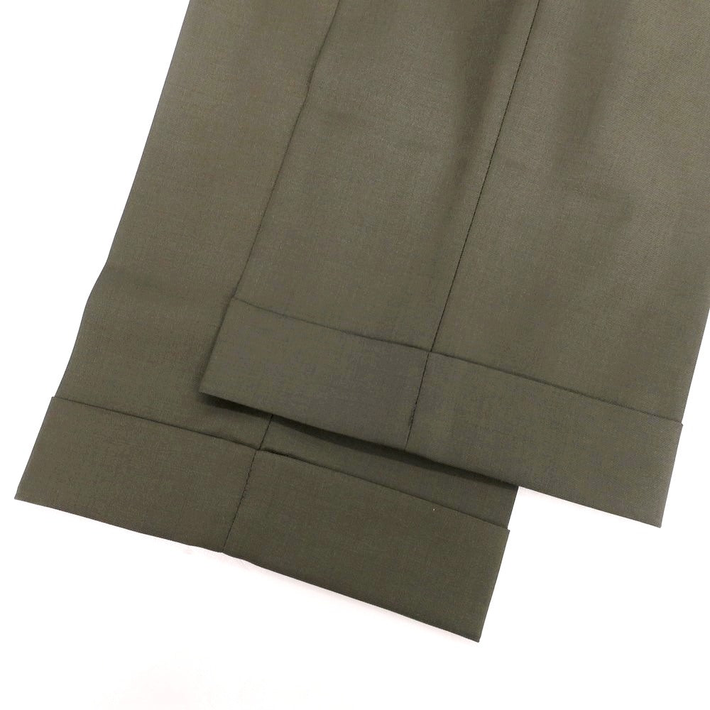 【新品アウトレット】バルバ BARBA ウール カーゴスラックスパンツ ダークオリーブグレー【 48（紙タグ表記） 】【 状態ランクN- 】【 メンズ 】