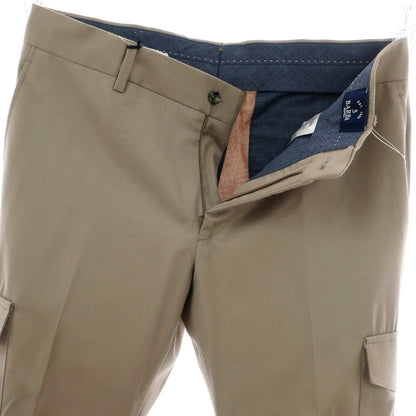 【新品】バルバ BARBA CORTINA ウール カーゴスラックスパンツ ベージュ【 48 】【 状態ランクN 】【 メンズ 】