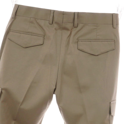 【新品】バルバ BARBA CORTINA ウール カーゴスラックスパンツ ベージュ【 48 】【 状態ランクN 】【 メンズ 】