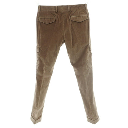 【新品】バルバ BARBA CORTINA ストレッチ コットン カーゴ コーデュロイパンツ ブラウン【 48 】【 状態ランクN 】【 メンズ 】