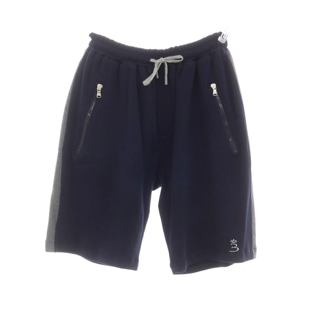 [New Outlet] BARBA Cotton Easy Shorts Navy [50] [Condition Rank N-] [Men&