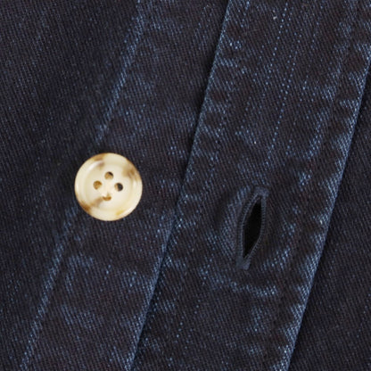 [New] BARBA DANDY LIFE Cotton Casual Shirt Dark Navy [40] [Condition Rank N] [Men&