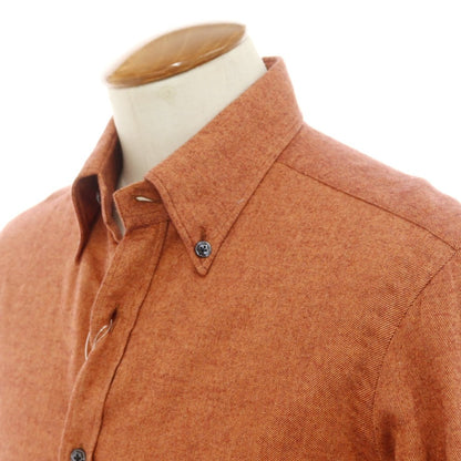 [New] BARBA DANDY LIFE Cotton Flannel Casual Shirt Orange [39] [Condition Rank N] [Men&