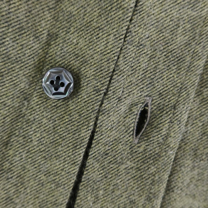 [New] BARBA DANDY LIFE Cotton Flannel Casual Shirt Olive [39] [Condition Rank N] [Men&