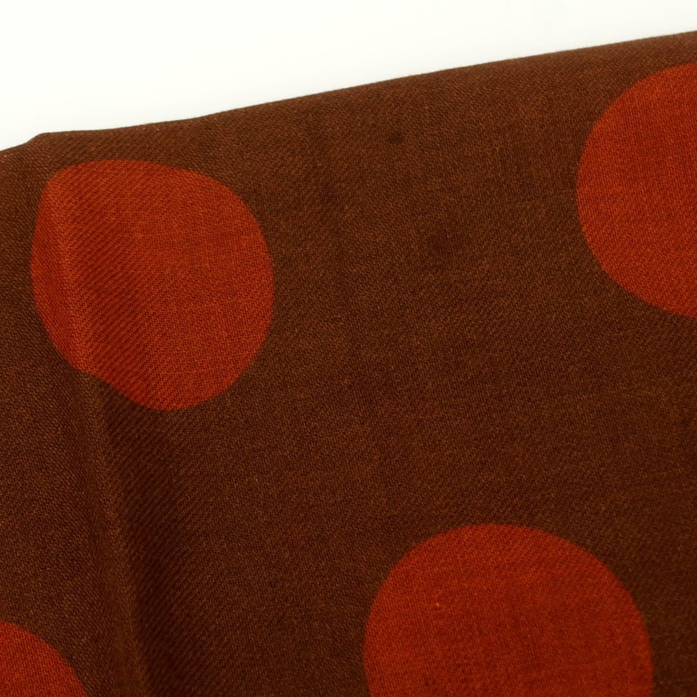 【新品アウトレット】バルバ BARBA ウール ストール ブラウンxレッド【 状態ランクN- 】【 メンズ 】