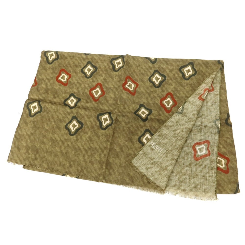 【新品】バルバ BARBA ウール ストール オリーブ【 状態ランクN 】【 メンズ 】