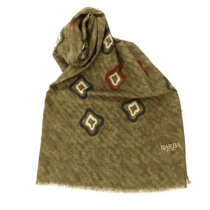 【新品】バルバ BARBA ウール ストール オリーブ【 状態ランクN 】【 メンズ 】