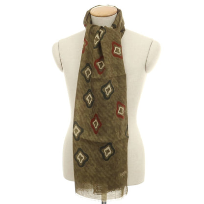 【新品】バルバ BARBA ウール ストール オリーブ【 状態ランクN 】【 メンズ 】