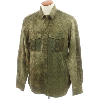【新品】グランシャツ Glanshirt コットン カジュアルシャツ オリーブ【 40 】【 状態ランクN 】【 メンズ 】
