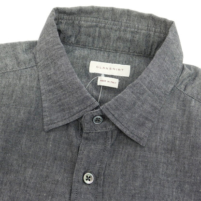 【新品】グランシャツ Glanshirt コットン カジュアルシャツ グレー【 40 】【 状態ランクN 】【 メンズ 】