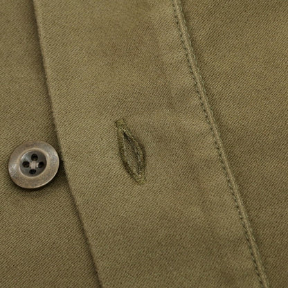 【新品】グランシャツ Glanshirt ストレッチ コットン カジュアルシャツ オリーブ【 40 】【 状態ランクN 】【 メンズ 】