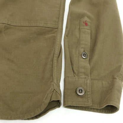 【新品】グランシャツ Glanshirt ストレッチ コットン カジュアルシャツ オリーブ【 40 】【 状態ランクN 】【 メンズ 】