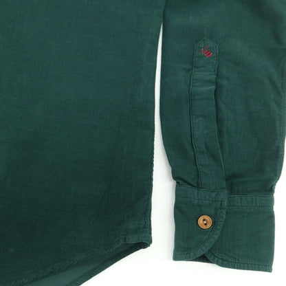 【新品】グランシャツ Glanshirt コットン コーデュロイ カジュアルシャツ グリーン【 40 】【 状態ランクN 】【 メンズ 】