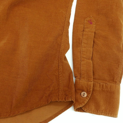 【新品】グランシャツ Glanshirt コットン コーデュロイ カジュアルシャツ ブラウン【 40 】【 状態ランクN 】【 メンズ 】