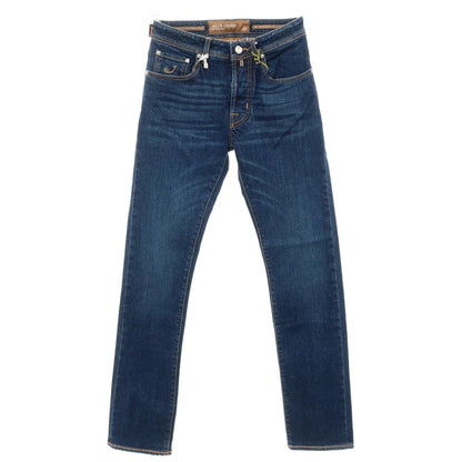 [New] JACOB COHEN BARD LTD Stretch Cotton Selvedge Jeans Denim Pants Navy [28] [Condition Rank N] [Men&