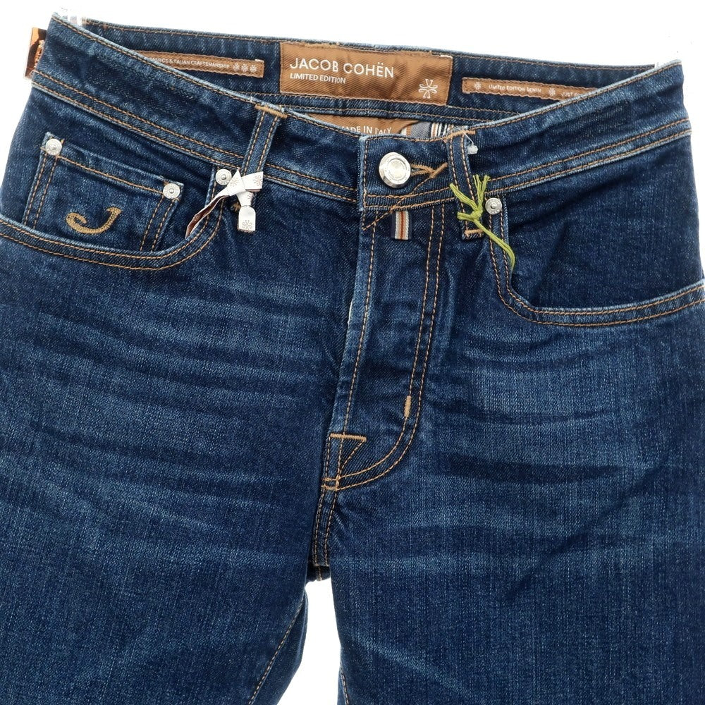 [New] JACOB COHEN BARD LTD Stretch Cotton Selvedge Jeans Denim Pants Navy [28] [Condition Rank N] [Men&