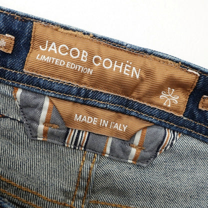 [New] JACOB COHEN BARD LTD Stretch Cotton Selvedge Jeans Denim Pants Navy [28] [Condition Rank N] [Men&