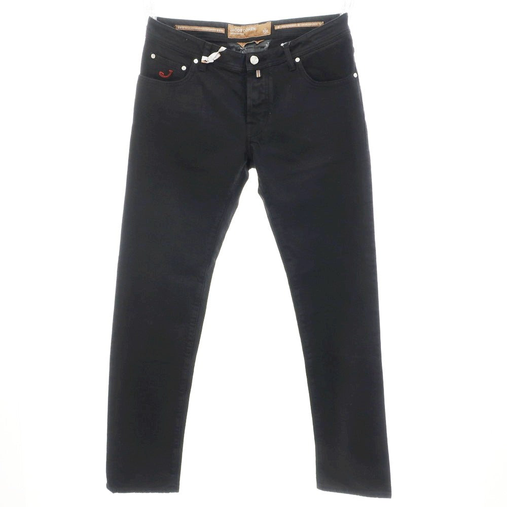 [New] JACOB COHEN NICK LTD Stretch Cotton Selvedge Jeans Denim Pants Black [36] [Condition Rank N] [Men&