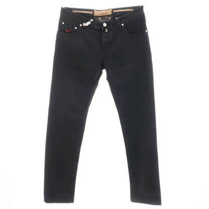 [New] JACOB COHEN NICK LTD Stretch Cotton Selvedge Jeans Denim Pants Black [36] [Condition Rank N] [Men&