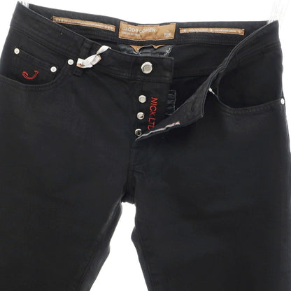[New] JACOB COHEN NICK LTD Stretch Cotton Selvedge Jeans Denim Pants Black [36] [Condition Rank N] [Men&