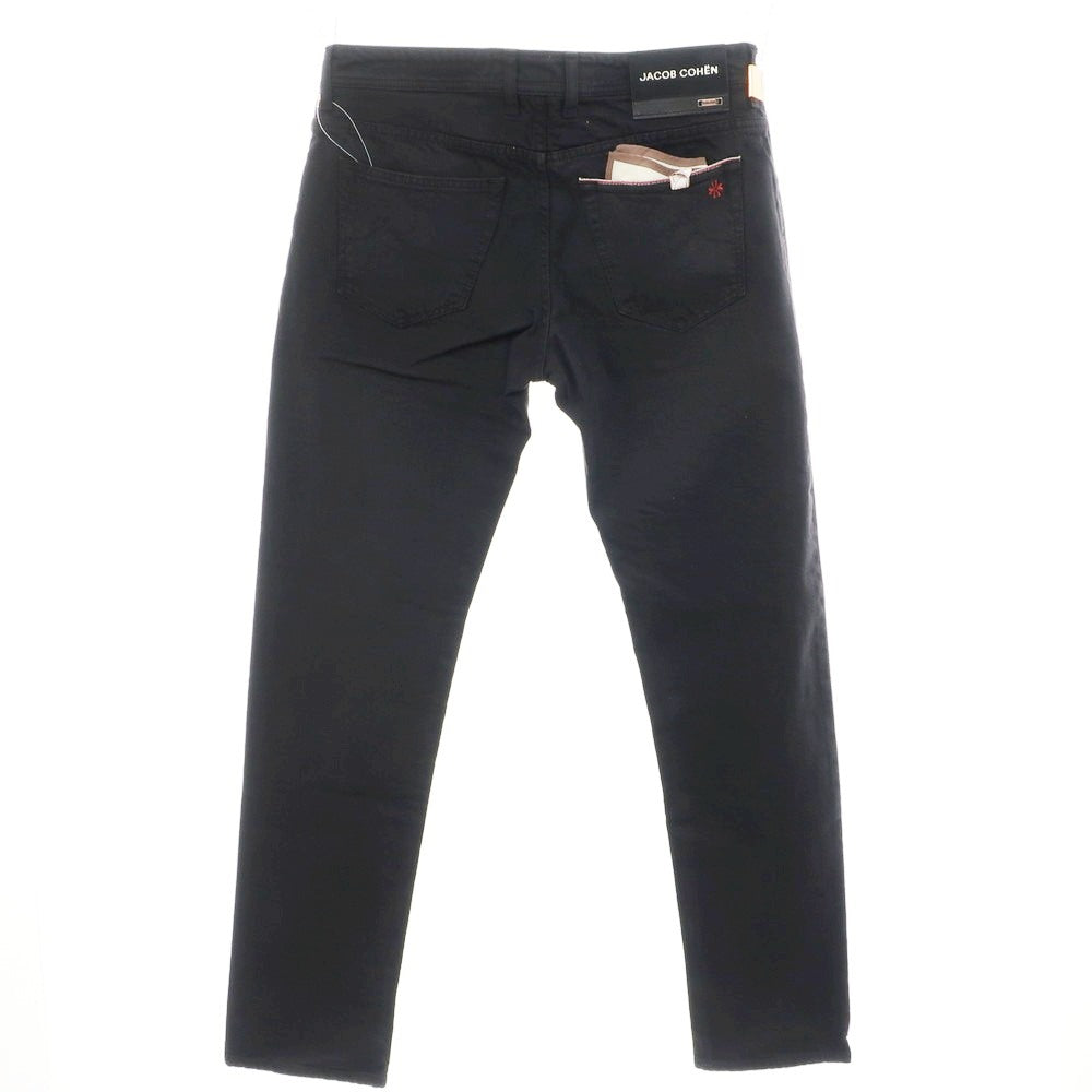 [New] JACOB COHEN NICK LTD Stretch Cotton Selvedge Jeans Denim Pants Black [36] [Condition Rank N] [Men&