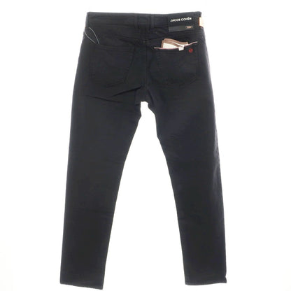 [New] JACOB COHEN NICK LTD Stretch Cotton Selvedge Jeans Denim Pants Black [36] [Condition Rank N] [Men&