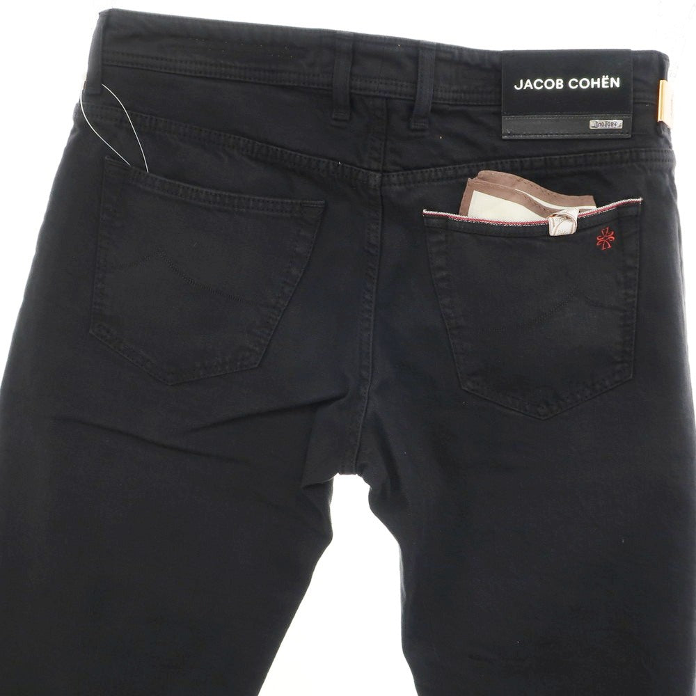 [New] JACOB COHEN NICK LTD Stretch Cotton Selvedge Jeans Denim Pants Black [36] [Condition Rank N] [Men&