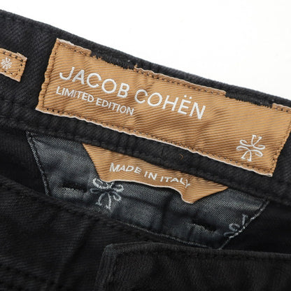 [New] JACOB COHEN NICK LTD Stretch Cotton Selvedge Jeans Denim Pants Black [36] [Condition Rank N] [Men&