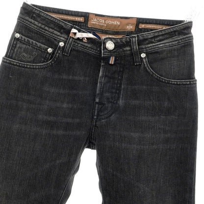 [New] JACOB COHEN NICK LTD Cotton Polyester Selvedge Jeans Denim Pants Black [29] [Condition Rank N] [Men&