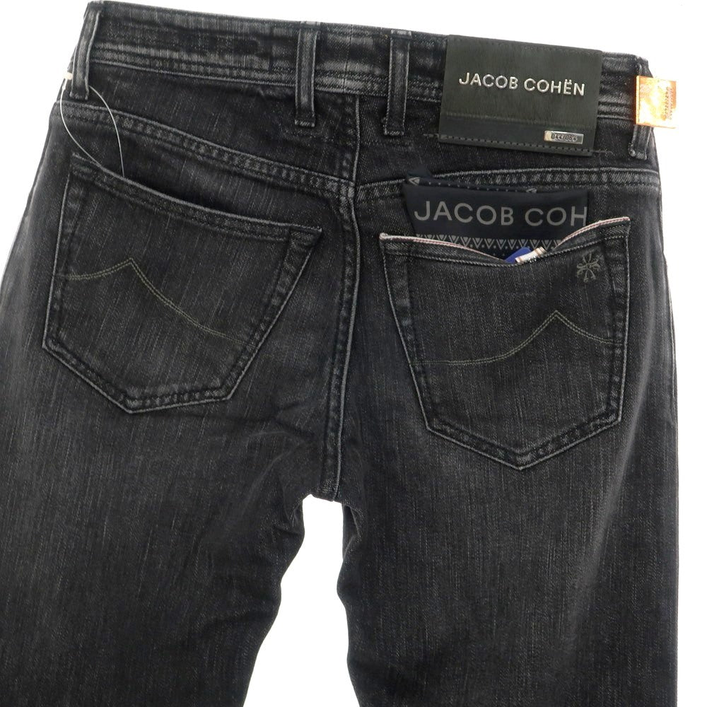[New] JACOB COHEN NICK LTD Cotton Polyester Selvedge Jeans Denim Pants Black [29] [Condition Rank N] [Men&