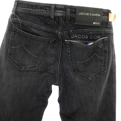 [New] JACOB COHEN NICK LTD Cotton Polyester Selvedge Jeans Denim Pants Black [29] [Condition Rank N] [Men&