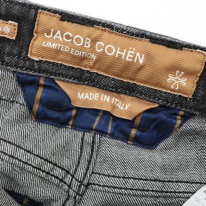 [New] JACOB COHEN NICK LTD Cotton Polyester Selvedge Jeans Denim Pants Black [29] [Condition Rank N] [Men&
