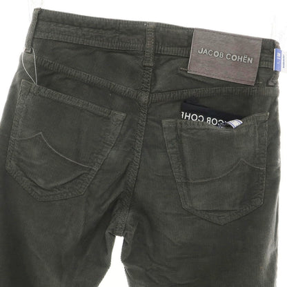 【新品】ヤコブコーエン JACOB COHEN BARD ストレッチ コットンリヨセル コーデュロイパンツ ウォームグレー系【 28 】【 状態ランクN 】【 メンズ 】