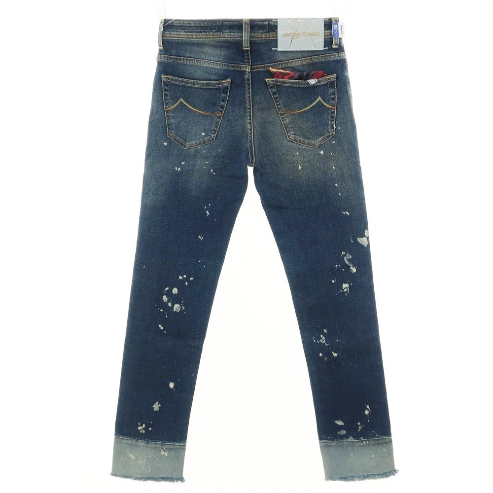 [New Outlet] JACOB COHEN SCOTT Stretch Cotton Polyester Jeans Denim Pants Dark Blue [29] [Condition Rank N-] [Men&