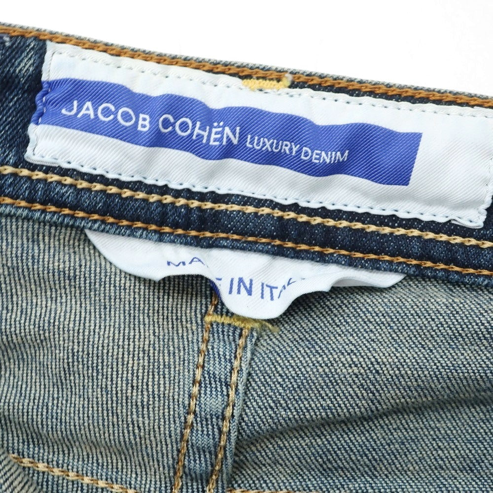 [New Outlet] JACOB COHEN SCOTT Stretch Cotton Polyester Jeans Denim Pants Dark Blue [29] [Condition Rank N-] [Men&