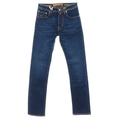 [New] JACOB COHEN BARD LTD Stretch Cotton Selvedge Jeans Denim Pants Navy [28] [Condition Rank N] [Men&