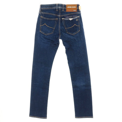 [New] JACOB COHEN BARD LTD Stretch Cotton Selvedge Jeans Denim Pants Navy [28] [Condition Rank N] [Men&